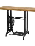vidaXL Конзолна маса тип шевна машина 110x40x75 см