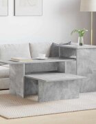 vidaXL Конзолна маса Циментено сиво 915 x 35 x 385 см