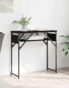 vidaXL Конзолнамаса Черния дъб Инженерна дървесина 75x30x75см