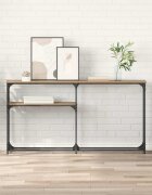 vidaXL Конзолнамаса Дъб 145 x 225 x 75 см Инженерна дървесина
