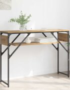 vidaXL Конзолнамаса Дъб Инженерна дървесина 105x30x75см