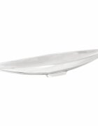 vidaXL Кошница с плодове Сребристо 53 x 9 x 10 см Алуминий
