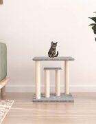 vidaXL Котешки драскалки с платформи светлосив 50 см