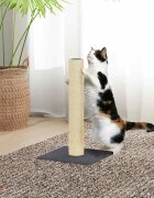 vidaXL Котешки стълб за драскане тъмносив 22x22x45 см