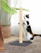 vidaXL Котешки стълб за драскане тъмносив 35x35x70 см