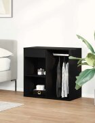vidaXL Козметично шкафче с чекмедже с рафт Черния дъб 80 x 40 x 75 см