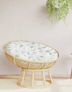 vidaXL Кръгла възглавница на листа Ø 100 x11 см Оксфорд плат