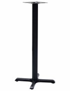 vidaXL Крак за бистро маса черен 56x56x107 см чугун