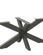 vidaXL Крак за масичка за кафе форма на паяк антрацит 98x58x(42-43) см стомана