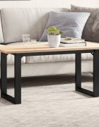 vidaXL Крака за кафе маса O-рамка 80x40x43 см стомана