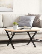 vidaXL Крака за кафе маса X-рамка 60x40x38 см стомана