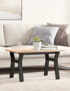 vidaXL Крака за кафе маса Y-рамка 60x40x38 см стомана