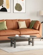 vidaXL Крака за масичка за кафе антрацит 2 бр. 30 x (30-31) см стомана