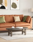 vidaXL Крака за масичка за кафе естествена стомана 2 бр. 40 x (30-31) см стомана