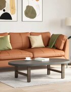 vidaXL Крака за масичка за кафе естествена стомана 2 бр. 60 x (30-31) см стомана