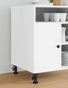 vidaXL Крака за мебели Регулируем 2 бр. Черно 46 x 46 x 128 mm ПП