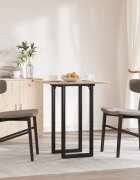vidaXL Крака за трапезна маса O-рамка 80x40x73 см стомана