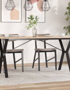 vidaXL Крака за трапезна маса Y-рамка 140x60x73 см стомана