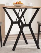 vidaXL Крака за трапезна маса Y-рамка 60x50x73 см стомана