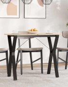 vidaXL Крака за трапезна маса Y-рамка 80x40x73 см стомана