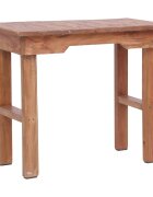 vidaXL Крайна маса 70x35x60 см масивно махагоново дърво