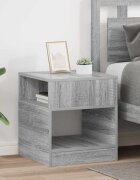 vidaXL Крайна масичка 2 бр. Сив Сонома 405 x 40 x 45 см