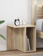 vidaXL Крайна масичка 2 бр. Сонома дъб 37 x 32 x 40 см