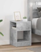 vidaXL Крайна масичка 2 бр. Циментено сиво 305 x 30 x 45 см