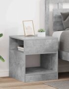 vidaXL Крайна масичка 2 бр. Циментено сиво 405 x 40 x 45 см