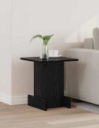 vidaXL Крайна масичка Черния дъб 355 x 35 x 40 см Инженерна дървесина