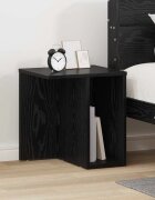 vidaXL Крайна масичка Черния дъб 37 x 32 x 40 см Инженерна дървесина
