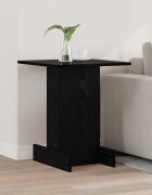 vidaXL Крайна масичка Черния дъб 445 х 45 х 55 см Инженерна дървесина