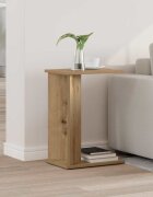 vidaXL Крайна масичка Дъб 35 x 25 x 50 см Инженерна дървесина