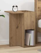 vidaXL Крайна масичка Дъб 35 x 40 x 55 см Инженерна дървесина