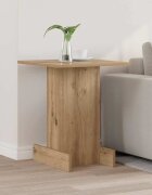 vidaXL Крайна масичка Дъб 445 х 45 х 55 см Инженерна дървесина