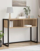 vidaXL Крайна масичка Дъб Артизан 100 x 36 x 75 см Инженерна дървесина