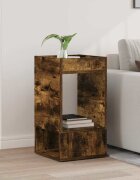 vidaXL Крайна масичка Димян дъб 30 x 30 x 56 см Инженерна дървесина