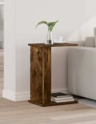 vidaXL Крайна масичка Димян дъб 35 x 25 x 50 см Инженерна дървесина