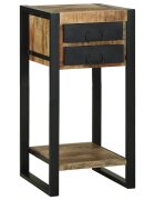 vidaXL Крайна масичка Кафяво 40 x 40 x 80 cm Солидно мангово дърво