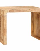 vidaXL Крайна масичка Кафяво 60 x 35 x 46 см Солидно мангово дърво
