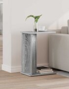 vidaXL Крайна масичка Сив Сонома 35 x 25 x 50 см Инженерна дървесина