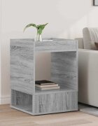 vidaXL Крайна масичка Сив Сонома 40 x 40 x 56 см Инженерна дървесина