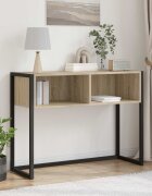 vidaXL Крайна масичка Сонома 100 x 36 x 75 см Инженерна дървесина
