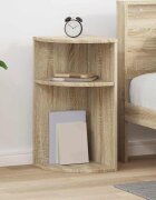 vidaXL Крайна масичка Сонома дъб 296 x 296 x 60 см