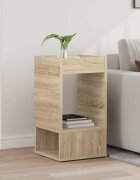 vidaXL Крайна масичка Сонома дъб 30 x 30 x 56 см Инженерна дървесина