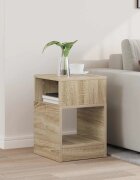 vidaXL Крайна масичка Сонома дъб 305 x 30 x 45 см Инженерна дървесина