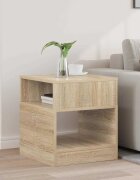 vidaXL Крайна масичка Сонома дъб 405 x 40 x 45 см Инженерна дървесина
