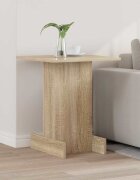 vidaXL Крайна масичка Сонома дъб 445 х 45 х 55 см Инженерна дървесина
