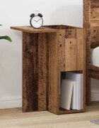 vidaXL Крайна масичка Старо дърво 35 x 40 x 55 см Инженерна дървесина