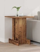 vidaXL Крайна масичка Старо дърво 445 х 45 х 55 см
